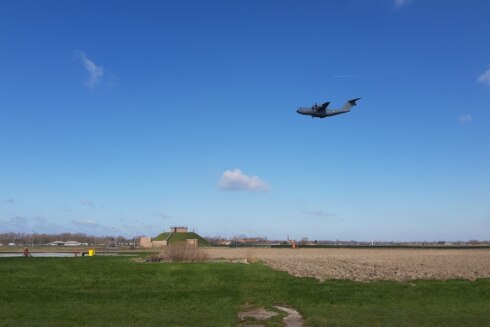 2021-03-19 00:00:00 - Luchtmacht oefent met nieuw transportvliegtuig A400M