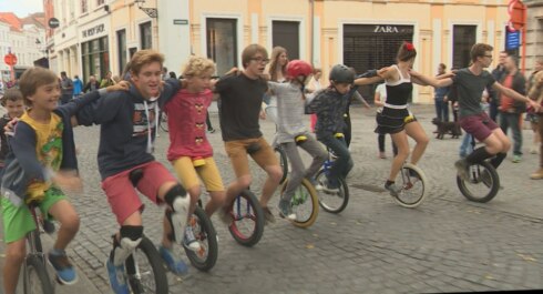2016-09-18 00:00:00 - Fietsers en voetgangers baas in Brugge
