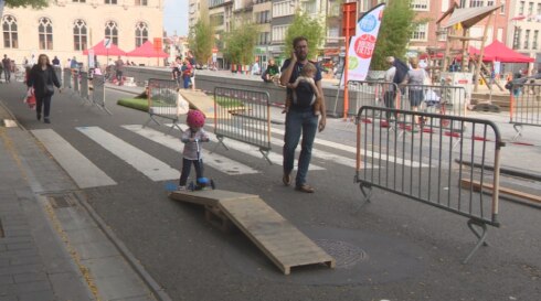 2016-09-18 00:00:00 - Autoloos Kortrijk: kuieren en joggen in de stad