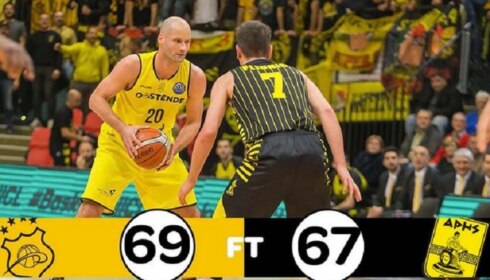 2017-12-06 00:00:00 - BC Oostende boekt derde zege