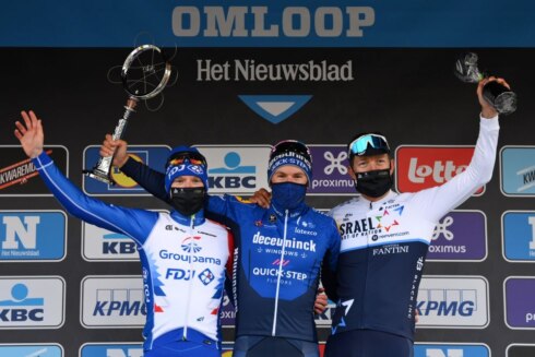 2021-02-27 00:00:00 - Sep Vanmarcke derde in Omloop Het Nieuwsblad