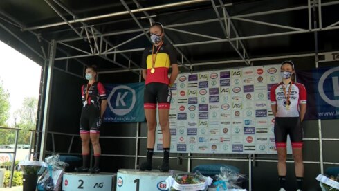 2020-09-20 00:00:00 - Julie Hendrickx pakt goud op BK juniores, voor Marith Vanhove
