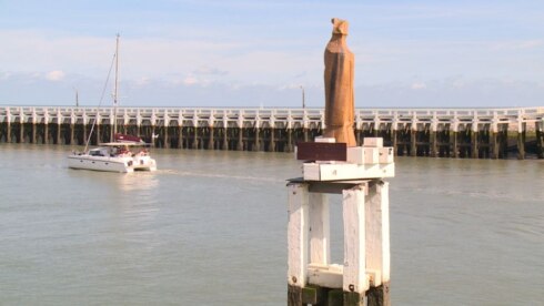 2016-09-03 00:00:00 - Nieuwe blauwvoet in vaargeul Nieuwpoort