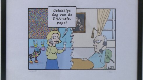 2019-01-24 00:00:00 - Cartoons van Kwer in Galerie Blomme