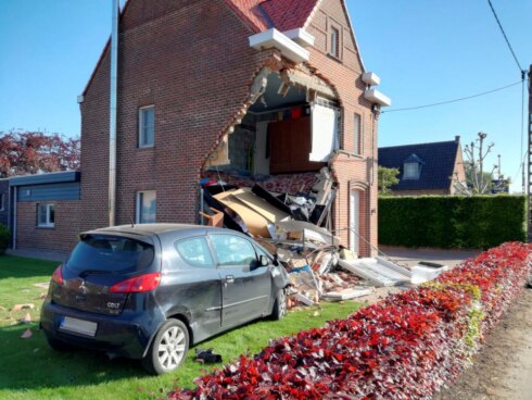 2019-05-16 00:00:00 - Huis deels ingestort in Zwevezele