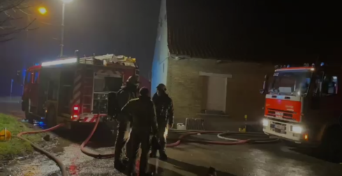 2021-02-01 00:00:00 - Brand op verlaten boerderij in Haringe