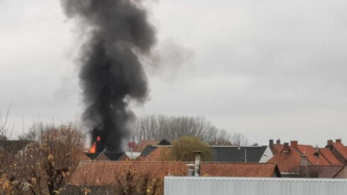 2021-11-27 00:00:00 - Uitslaande brand in Bavikhove