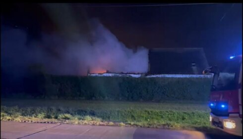 2022-04-06 00:00:00 - Brand in Lendelede is aangestoken