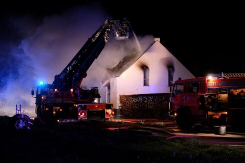 2020-03-17 00:00:00 - Woning gaat in de vlammen op in Koekelare