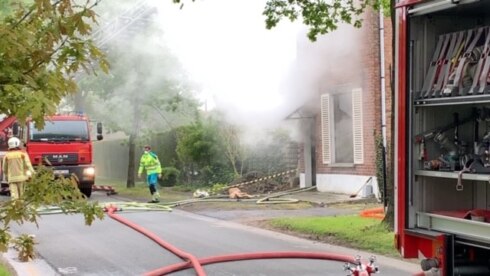 2019-05-08 00:00:00 - Zware brand in woonhuis in Ruddervoorde