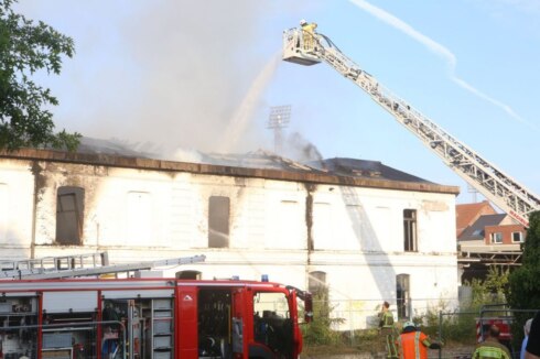 2019-08-04 00:00:00 - Zware brand op site Oude Blekerij Kortrijk