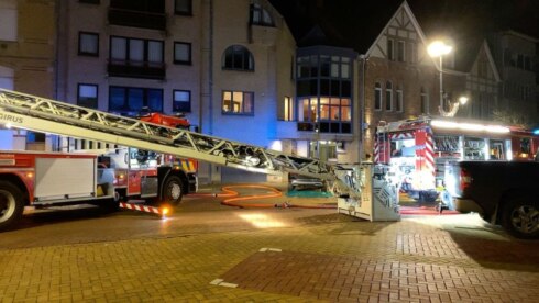 2019-12-28 00:00:00 - Appartementen onbewoonbaar na brand in Wenduine