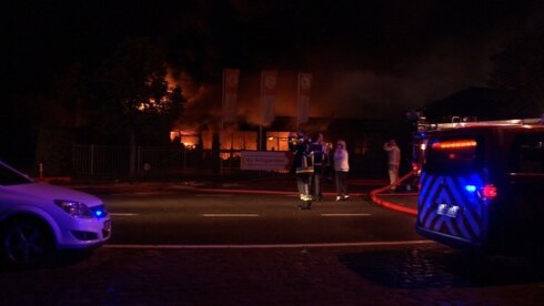 2017-09-29 00:00:00 - Uitslaande brand in kringwinkel Zedelgem