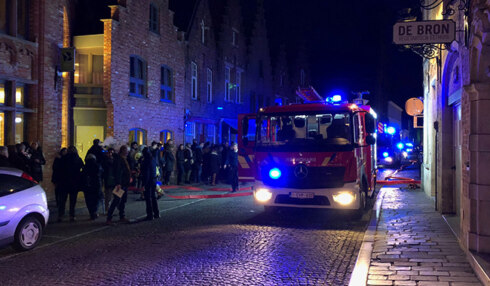 2018-02-07 00:00:00 - Evacuatie na brandstichting in Brugse academie
