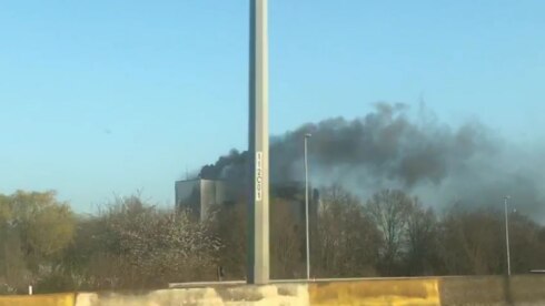 2019-03-29 00:00:00 - Brand bij veevoederfabrikant Dumoulin in Kortrijk