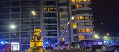 2023-05-23 00:00:00 - Bewoners geëvacueerd bij brand in Knokke-Heist
