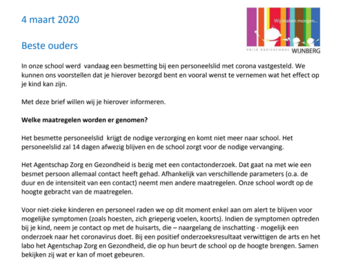 2020-03-04 00:00:00 - Acht coronabesmettingen in Wevelgem