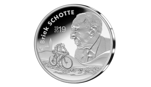 2019-09-05 00:00:00 - Briek Schotte vereeuwigd in munt