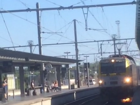 2016-09-10 00:00:00 - Onrust in station Brugge door voetzoekers