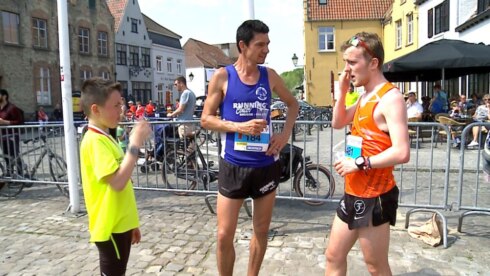 2018-04-22 00:00:00 - Zwoegen in de zon tijdens Damme-Brugge-Damme