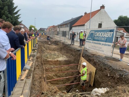 2020-06-26 00:00:00 - Bunker uit WO I blootgelegd in Wijtschate