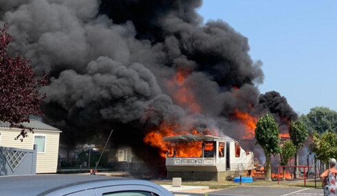 2019-07-26 00:00:00 - Caravanbrand accidenteel ontstaan