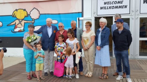 2019-08-30 00:00:00 - 100.000ste bezoeker Cartoonfestival Knokke-Heist