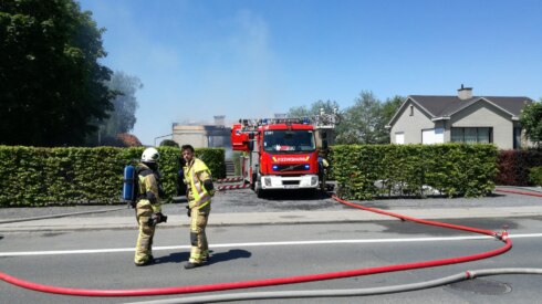 2019-05-16 00:00:00 - Hevige woningbrand in Beveren-Leie