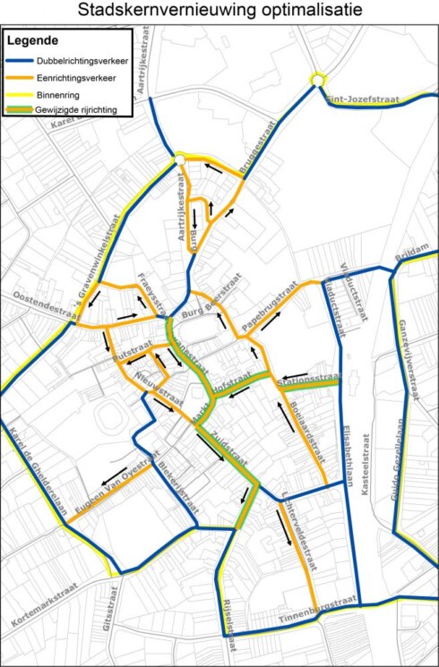 2019-02-14 00:00:00 - Nieuw circulatieplan in stadskern Torhout komt eraan