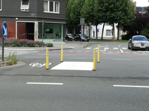 2017-08-09 00:00:00 - Nieuwe wegmarkering zorgt voor verwarring in Brugge
