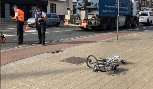 2018-06-26 00:00:00 - Vrouw overleden na dodehoekongeval in Brugge