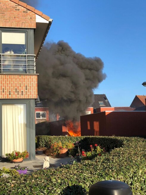 2018-11-08 00:00:00 - Uitslaande brand in Ieper