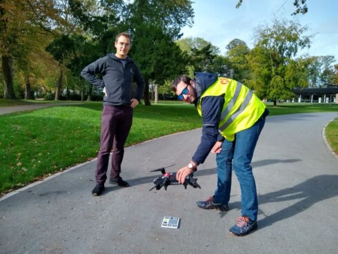 2019-10-03 00:00:00 - Drones inspecteren bomen in Wevelgem