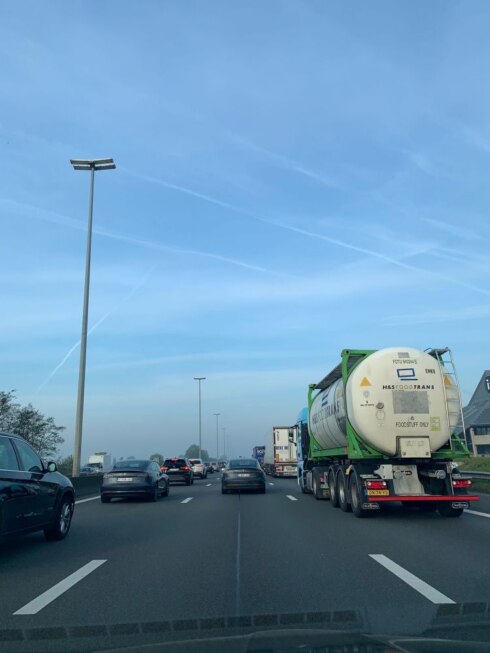 2022-04-19 00:00:00 - Ook druk verkeer in Deerlijk door werken E17 Waregem