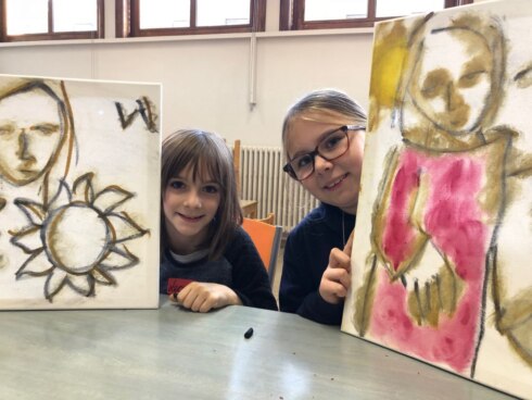 2018-11-18 00:00:00 - Kinderen ontdekken kunstwereld op kunstendag