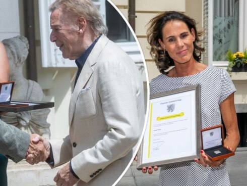 2022-07-11 00:00:00 - Michèle George en Will Tura ontvangen Vlaams Ereteken