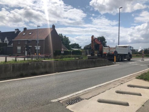 2019-08-19 00:00:00 - Veilige oversteekplaats langs de N382 in Wielsbeke