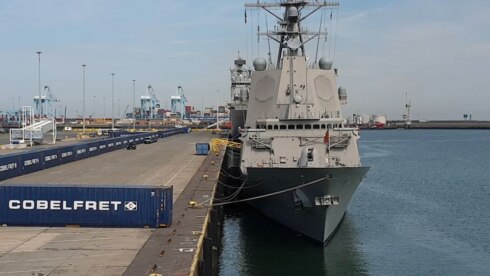 2019-06-24 00:00:00 - Bijzonder: Spaans vliegdekschip in Zeebrugge