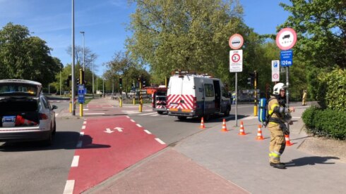 2018-05-03 00:00:00 - Gaslek zorgt voor verkeershinder in Brugge