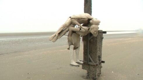 2018-02-19 00:00:00 - Opbouw Getij-Dingen in Koksijde gestart