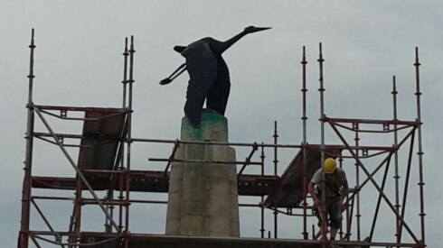 2017-08-16 00:00:00 - Gerestaureerd monument Guynemer uit de stellingen