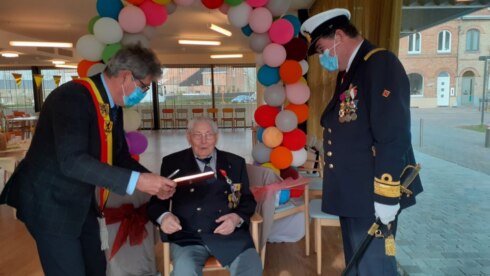 2022-11-17 00:00:00 - Pieter Coussaert (101) overleden: oudste Belgische overlevende landing Normandië