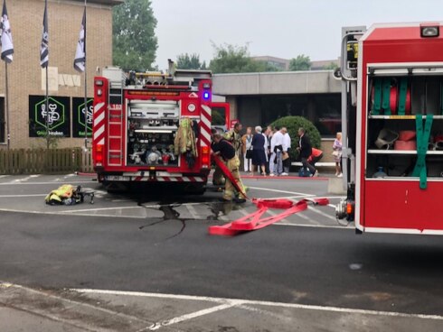 2018-05-26 00:00:00 - Brand in hotelschool wellicht aangestoken