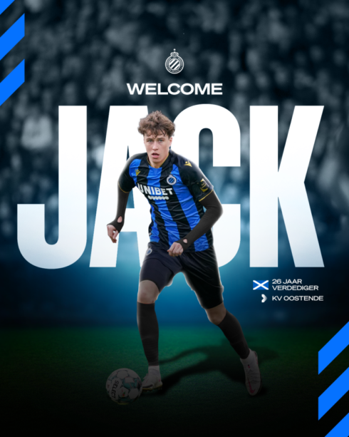 2023-01-26 00:00:00 - Club Brugge haalt verdediger Jack Hendry terug