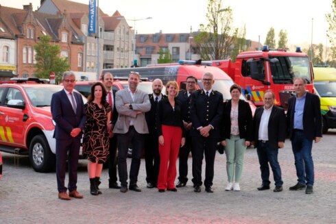 2023-05-05 00:00:00 - Brandweer Westhoek sluit 'Dag van de Brandweer' af met feest in Nieuwpoort