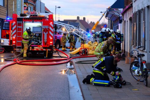 2017-12-01 00:00:00 - Zolderbrand in Oostduinkerke