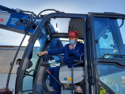 2021-04-13 00:00:00 - Werken voor nieuw Jumbofiliaal Kuurne gestart