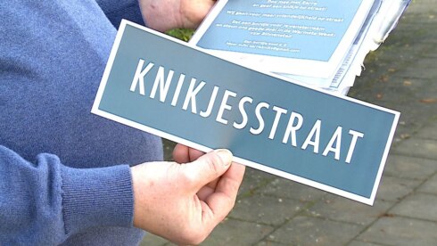 2019-11-20 00:00:00 - 'Knikjesstraat'-bordjes werken tegen verzuring
