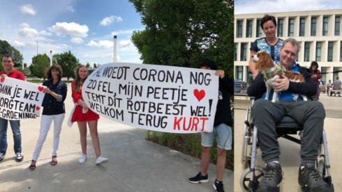2020-06-19 00:00:00 - 37 dagen in coma en 54 dagen op intensieve zorgen, maar corona krijgt Kurt niet klein