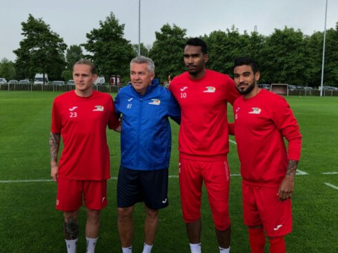 2019-06-19 00:00:00 - Ronald Vargas blikvanger op eerste training KVO